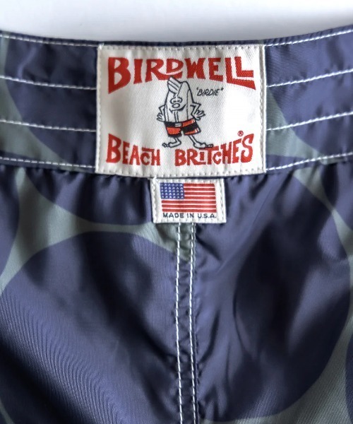 BIRDWELL(バードウェル)の「【BIRD WELL/バードウェル】300 Boardshorts 超強度 撥水性 速乾性 水着 ボードショーツ メガドット ライン(水着・メンズ・ネイビー/グリーン・30inch/32inch/28inch/34inch)」の8枚目の写真