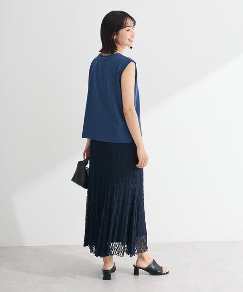 Green Parks(グリーンパークス)の「2WAYパネル切り替えレースフレアスカート(スカート・レディース・アイボリー/ブラック/ネイビー・FREE)」の13枚目の写真