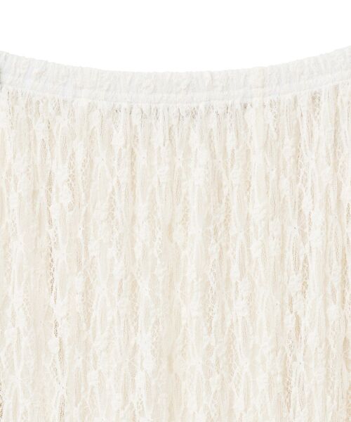 Green Parks(グリーンパークス)の「2WAYパネル切り替えレースフレアスカート(スカート・レディース・アイボリー/ブラック/ネイビー・FREE)」の16枚目の写真