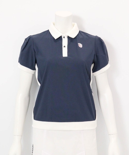 アルチビオ　archivio　綿ベロア切替UV冷感半袖ポロシャツ　レディス 0000794315_p01_01.jpg