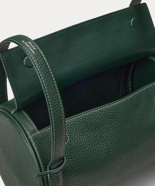 【人気アイテム】RALPH LAUREN ボストンバッグ グリーン レザー 中古・古着通販】POLO RALPH LAUREN (ポロ・ラルフローレン