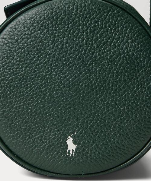 POLO RALPH LAUREN(ポロ ラルフ ローレン)の「Polo Play レザー バレル ダッフル(ボストンバッグ・レディース・グリーン・ONE)」の7枚目の写真