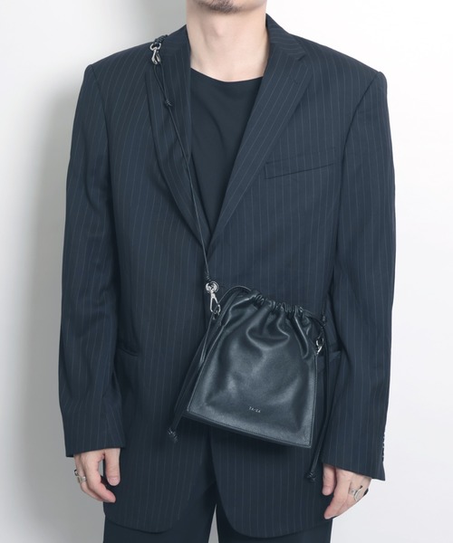 YArKA（ヤーカ）の「【YArKA/ヤーカ】 real leather cobra weave handle 3way bag [cbyz] / コブラアミハンドル3ウェイバッグ（ショルダーバッグ・メンズ・ブラック・FREE）」の5枚目の写真