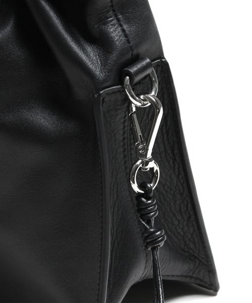YArKA（ヤーカ）の「【YArKA/ヤーカ】 real leather cobra weave handle 3way bag [cbyz] / コブラアミハンドル3ウェイバッグ（ショルダーバッグ・メンズ・ブラック・FREE）」の11枚目の写真