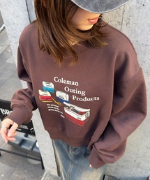 【Coleman】great outdoors ヴィンテージクーラーバックフリーススウェット アウトドア・キャンプ・ヘビーデューティー