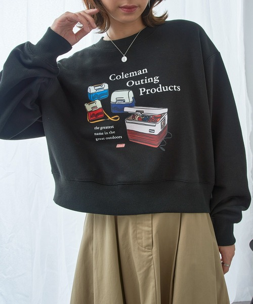 COLEMAN(コールマン)の「【Coleman】great outdoors ヴィンテージクーラーバックフリーススウェット アウトドア・キャンプ・ヘビーデューティー(スウェット・レディース・ブラウン/ホワイト/ネイビー/ブラック・S/L/M)」の17枚目の写真