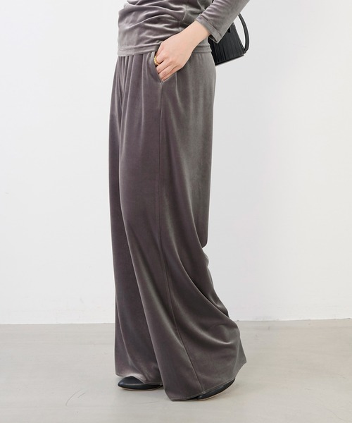 GREYCHORD（グレーコード）の「【GREYCHORD】ベロアパンツ-LAYLA（その他パンツ・レディース・グレー/ベージュ・1）」の10枚目の写真