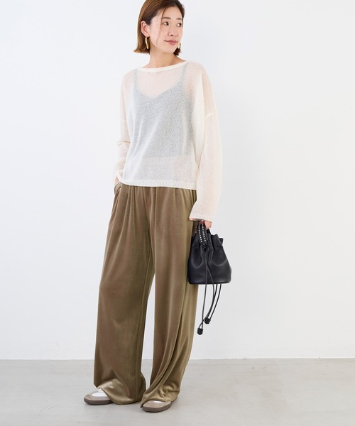 GREYCHORD（グレーコード）の「【GREYCHORD】ベロアパンツ-LAYLA（その他パンツ・レディース・グレー/ベージュ・1）」の22枚目の写真