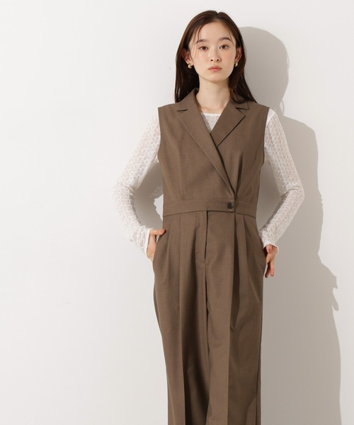 Noa Noa Vネックジャンプスーツ　レーヨン　Sサイズ Noa Noa Vネックジャンプスーツ レーヨン Sサイズ Noa Noa Vネック