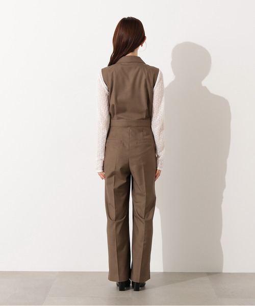 ブラウン ジャンプスーツ Lサイズ セール】 ジャンプスーツ （ロング・マキシ丈ワンピース）｜STYLE