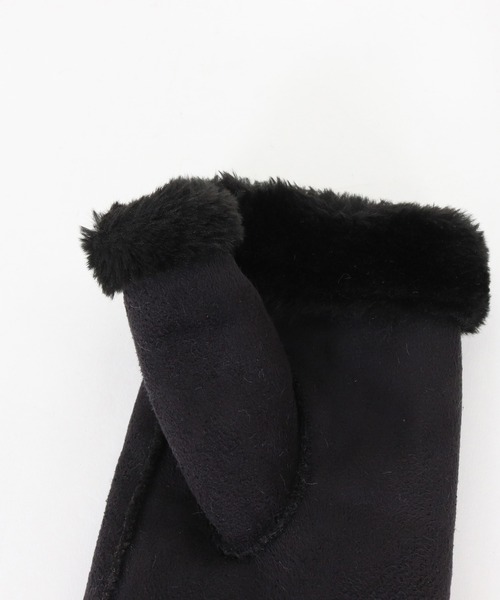 mko13025-Faux Mouton Fingerless Gloves フィンガーレスグローブ(AG05