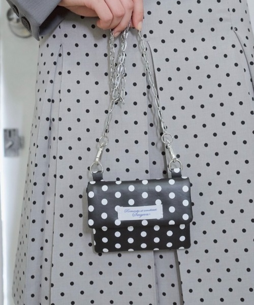 Chain compact pouch bag/チェーンコンパクトリップポーチ