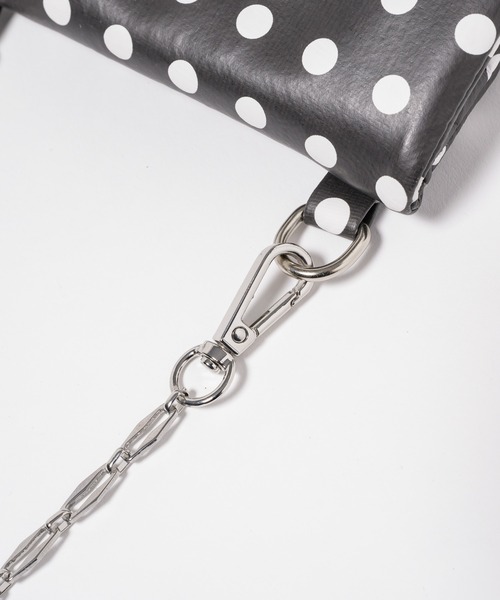 smyeon チェーンコンパクトリップポーチ Chain compact pouch bag/チェーンコンパクトリップポーチ