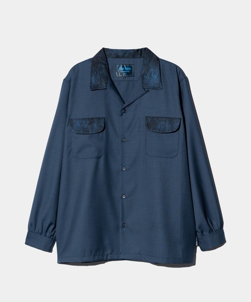 Blue Noise Open Collar Shirt / ブルーノイズオープンカラーシャツ