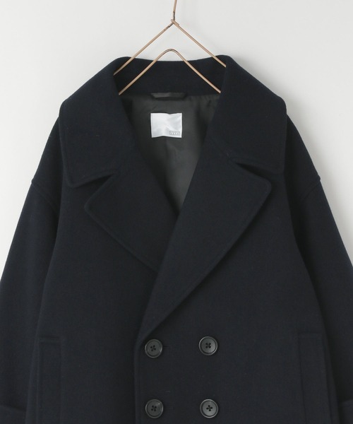 LOWRYS FARM(ローリーズファーム)の「ウールライクPコート 494516(ピーコート・キッズ・ネイビー/チャコールグレー・110cm/120cm/130cm/140cm/150cm)」の4枚目の写真