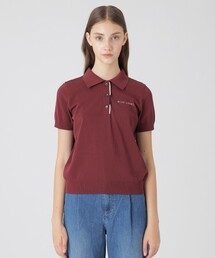 BLUE LABEL CRESTBRIDGE | コットンナイロンニットポロ(ポロシャツ)