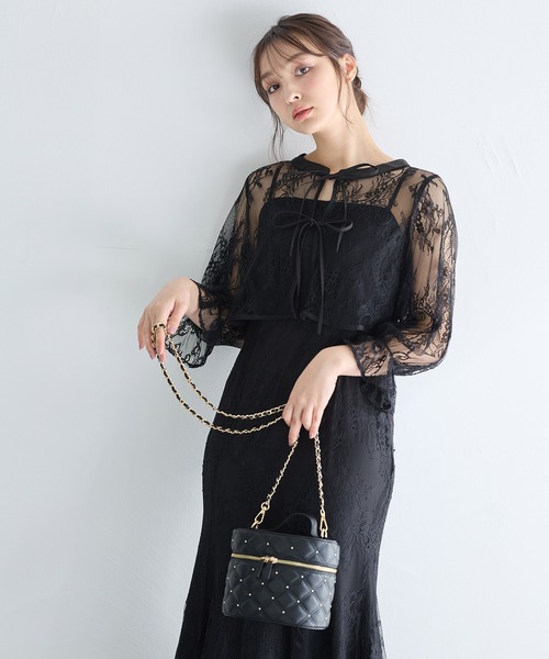 INGNI（イング）の「【WEB限定】キルティングバニティ（ショルダーバッグ・レディース・アイボリー/ブラック・-）」の13枚目の写真