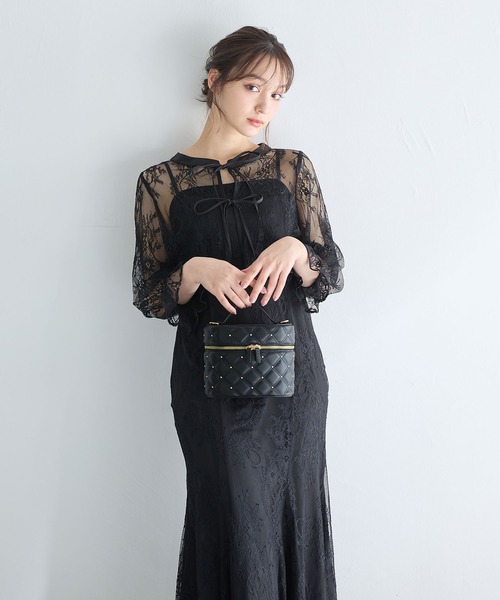 INGNI（イング）の「【WEB限定】キルティングバニティ（ショルダーバッグ・レディース・アイボリー/ブラック・-）」の14枚目の写真