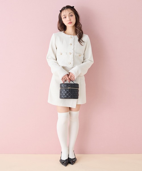 INGNI（イング）の「【WEB限定】キルティングバニティ（ショルダーバッグ・レディース・アイボリー/ブラック・-）」の15枚目の写真