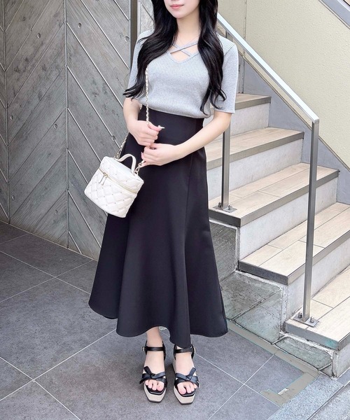 INGNI（イング）の「【WEB限定】キルティングバニティ（ショルダーバッグ・レディース・アイボリー/ブラック・-）」の9枚目の写真