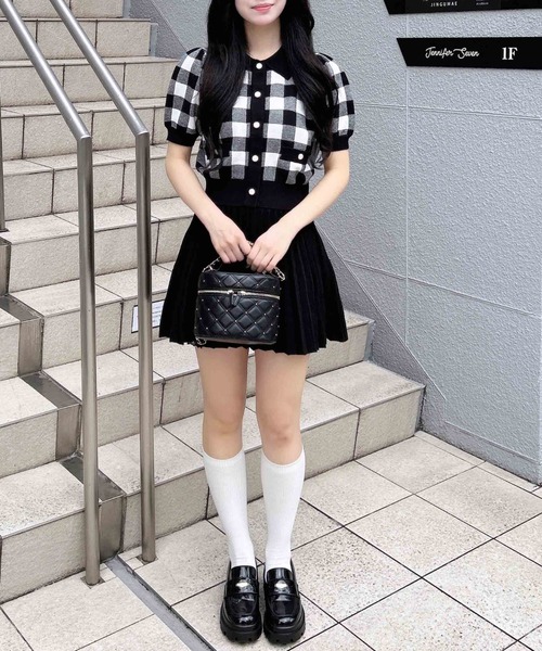 INGNI（イング）の「【WEB限定】キルティングバニティ（ショルダーバッグ・レディース・アイボリー/ブラック・-）」の18枚目の写真