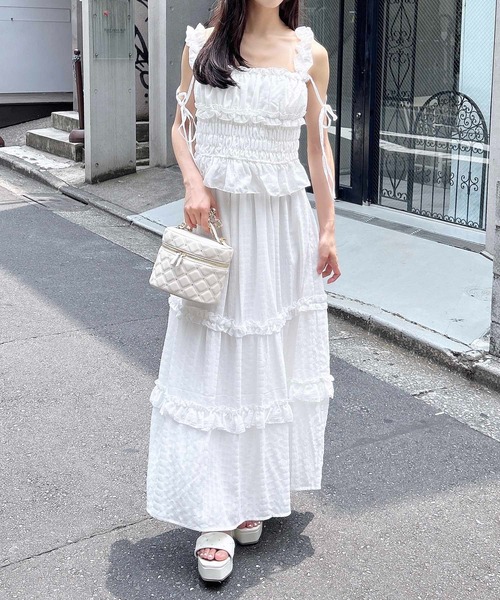 INGNI（イング）の「【WEB限定】キルティングバニティ（ショルダーバッグ・レディース・アイボリー/ブラック・-）」の7枚目の写真