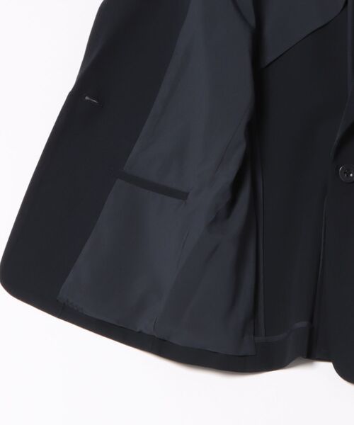 ◎極美品 エムエフエディトリアル ヘリンボーン ネイビー A8 美シルエット 1 ADAM ET ROPÉ HOMME(アダム エ ロペ オム) / ストレッチナイロン