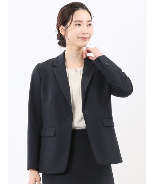 新品未使用　エマテイラー　紺ジャケット　36 nx4474-01_1.jpg