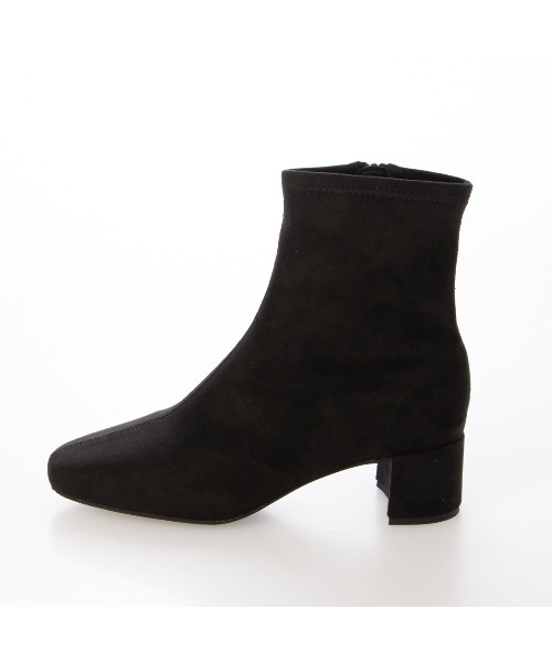 EVOL（イーボル）の「【S-LLサイズ展開・クッション入り】ソフトストレッチスクエア4.5cmショートブーツ IZ5886（ブーツ・レディース・ブラウン/アッシュグレー/ブラック系その他/ブラック・LL/L/M/S）」の17枚目の写真