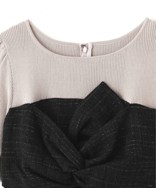 JILL by JILL STUART（ジルバイジルスチュアート）の「◇ドッキングワンピース（ワンピース・レディース・ピンク/グレー/ブラック・FREE）」の4枚目の写真