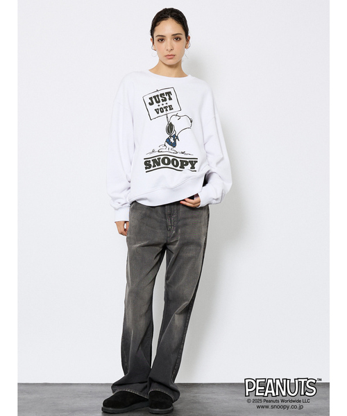 Johnbull（ジョンブル）の「【JOHNBULL/ジョンブル】VINTAGE PEANUTS 裏毛スウェット PIGPEN & SNOOPY / CHARLIE BROWN /ユニセックス/ キャラクター /スヌーピー ピーナッツ（スウェット・メンズ・ホワイト系その他2/ホワイト系その他/ホワイト系その他3・M/L）」の5枚目の写真