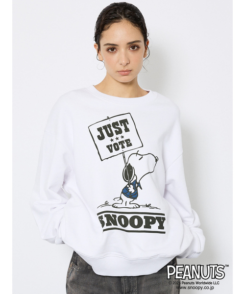 Johnbull（ジョンブル）の「【JOHNBULL/ジョンブル】VINTAGE PEANUTS 裏毛スウェット PIGPEN & SNOOPY / CHARLIE BROWN /ユニセックス/ キャラクター /スヌーピー ピーナッツ（スウェット・メンズ・ホワイト系その他2/ホワイト系その他/ホワイト系その他3・M/L）」の7枚目の写真