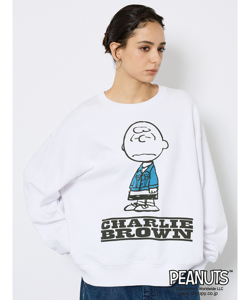 Johnbull（ジョンブル）の「【JOHNBULL/ジョンブル】VINTAGE PEANUTS 裏毛スウェット PIGPEN & SNOOPY / CHARLIE BROWN /ユニセックス/ キャラクター /スヌーピー ピーナッツ（スウェット・メンズ・ホワイト系その他2/ホワイト系その他/ホワイト系その他3・M/L）」の12枚目の写真