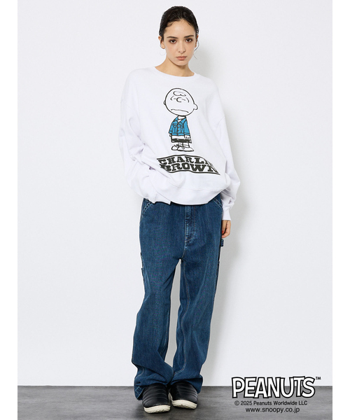 Johnbull（ジョンブル）の「【JOHNBULL/ジョンブル】VINTAGE PEANUTS 裏毛スウェット PIGPEN & SNOOPY / CHARLIE BROWN /ユニセックス/ キャラクター /スヌーピー ピーナッツ（スウェット・メンズ・ホワイト系その他2/ホワイト系その他/ホワイト系その他3・M/L）」の13枚目の写真