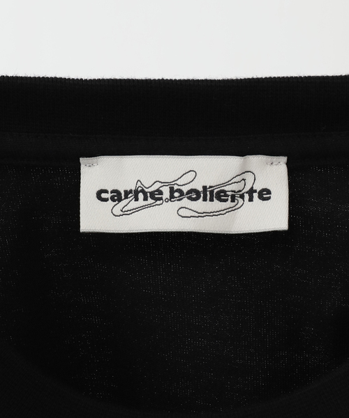 Carne Bollente（カルネボレンテ）の「【Carne Bollente/カルネボレンテ】The Ex Effect AW25BT0103（Tシャツ/カットソー・レディース・ブラック・MEDIUM/SMALL）」の4枚目の写真