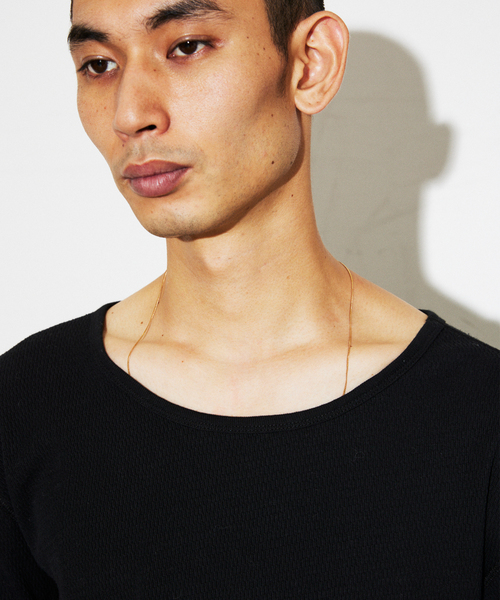 ワイド ネック サーマル ロンT（Tシャツ/カットソー）｜JOURNAL