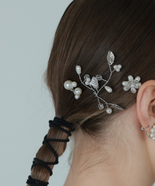 Cupid Heart(キューピッドハート)の「【Cupid Heart】結婚式用!3本ヘアピンset(ヘアピン・レディース・ゴールド/シルバー・MEDIUM)」の20枚目の写真