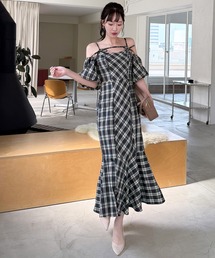 ROYAL PARTY（ロイヤルパーティー）の「バルーンスリーブカットアウトマーメイドワンピース（ワンピース）」