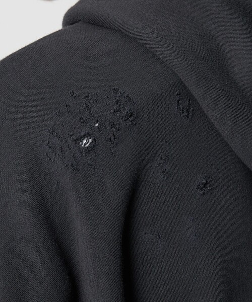 MONKEY TIME（モンキータイム）の「フレンチテリー ディストレスト フルジップ フーディー（パーカー・メンズ・ブラック/ピンク・L/XL/S/M）」の20枚目の写真