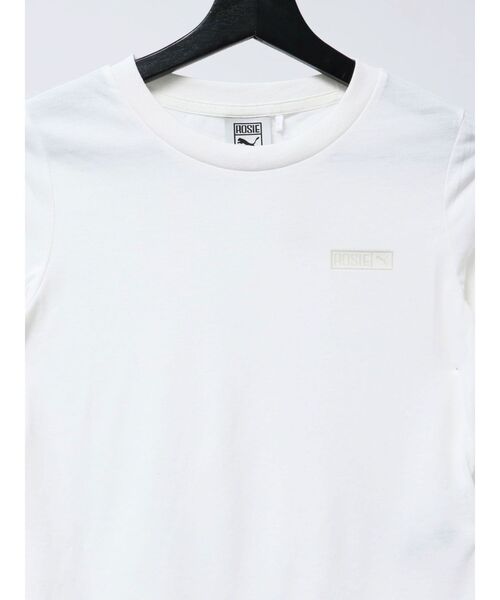 PUMA(プーマ)の「【PUMA】PUMA X ROSE Slim Longsleeve Tee(Tシャツ/カットソー・レディース・ブラック/ホワイト・MEDIUM/SMALL)」の5枚目の写真