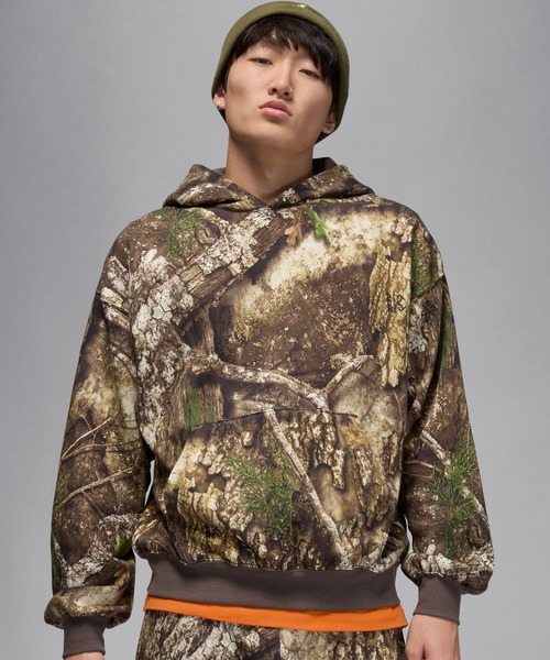 JORDAN BRAND（ジョーダンブランド）の「JORDAN BRAND M J BRK FLC PO RLT / ジョーダン ブランド ジョーダン BRK フリース プルオーバー L/S フーディ RLT / NIKE【SP】（パーカー・メンズ・リアルツリーカモ・S/M/L/XL/XXL）」の2枚目の写真