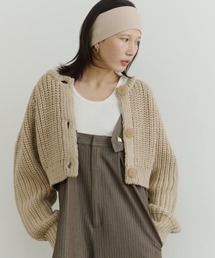 room153（ルームイチゴサン）の「2wayチャンキークロップドニット（ニット/セーター）」