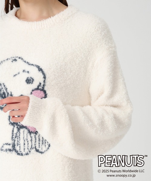 MISCH MASCH(ミッシュマッシュ)の「PEANUTSデザインルームウェアワンピース(ワンピース・レディース・アイボリー/ピンク・フリ-)」の9枚目の写真