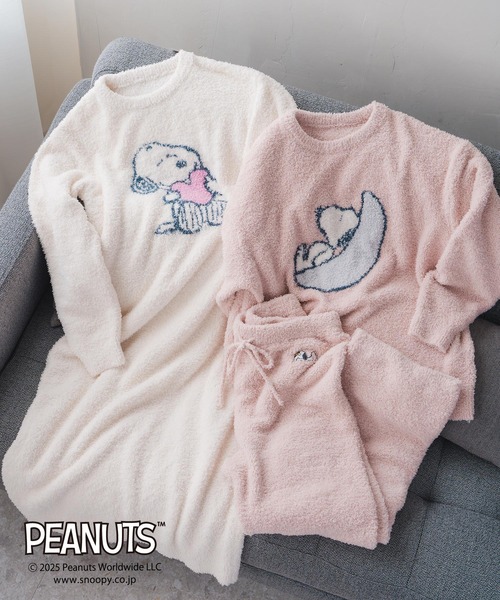 MISCH MASCH(ミッシュマッシュ)の「PEANUTSデザインルームウェアワンピース(ワンピース・レディース・アイボリー/ピンク・フリ-)」の17枚目の写真