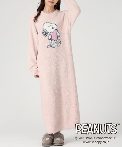 MISCH MASCH(ミッシュマッシュ)の「PEANUTSデザインルームウェアワンピース(ワンピース・レディース・アイボリー/ピンク・フリ-)」の14枚目の写真