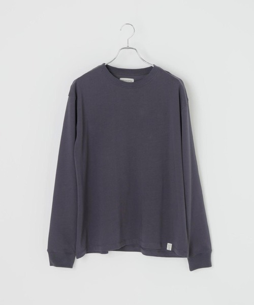 B.C STOCK(ベーセーストック)の「USA コットン 10オンスロングスリーブTシャツ(Tシャツ/カットソー・メンズ・ホワイト/ブラウン/アイボリー/チャコールグレー・MEDIUM/LARGE)」の9枚目の写真