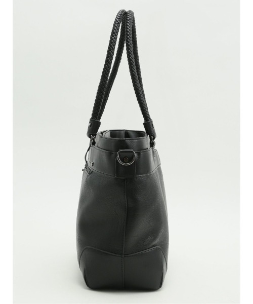 m.f.editorial（エムエフエディトリアル）の「【A4対応】m.f.エディトリアル メンズ ムラ型押し トートバッグ（トートバッグ・メンズ・ブラック/ネイビー・FREE）」の21枚目の写真