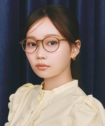 Zoff | 【水越みさと さんコラボ】Zoff|Misato Mizukoshi ボストン型 メガネ|中顔面短縮みえ 伊達メガネ 度付き(レンズ交換券付き) 大人可愛い ユニセックス(メガネ)