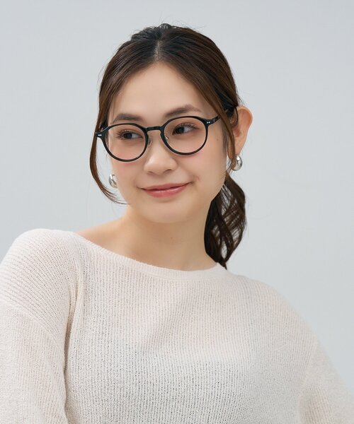 水越みさと さんコラボ】Zoff｜Misato Mizukoshi ボストン型 メガネ