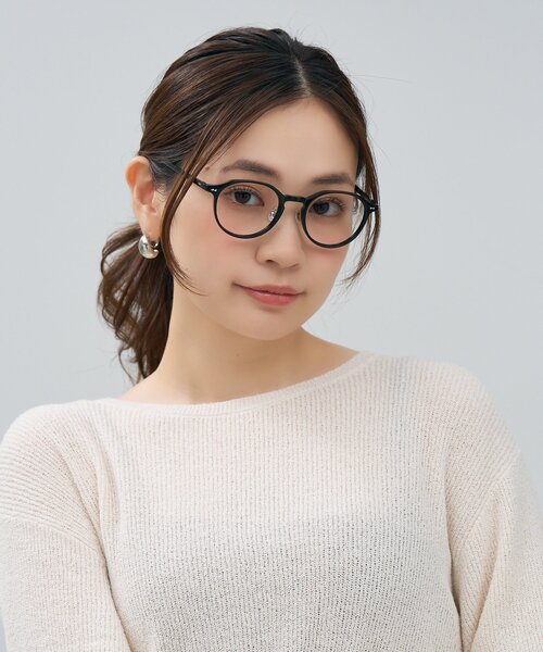 水越みさと さんコラボ】Zoff｜Misato Mizukoshi ボストン型 メガネ